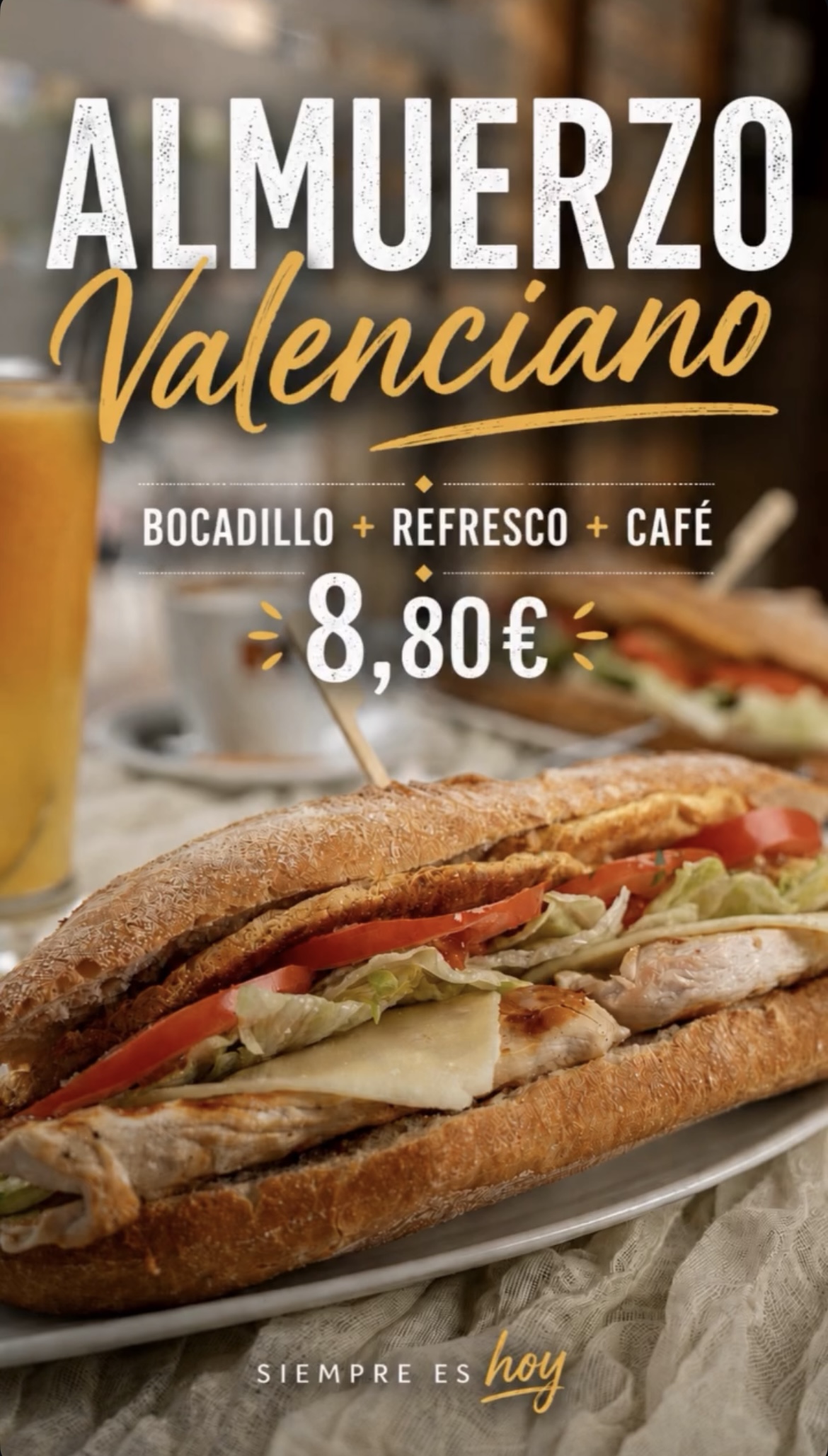 Promoción: Almuerzo Valenciano
